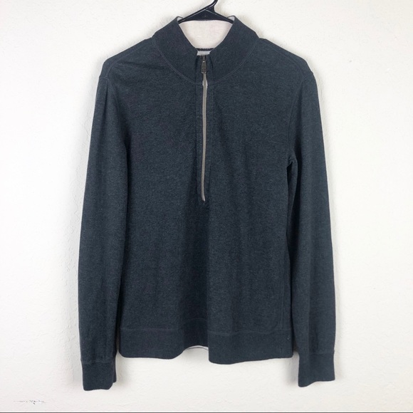 [Tommy Bahama] Blue Quarter Zip Sweater - Picture 2 of 5